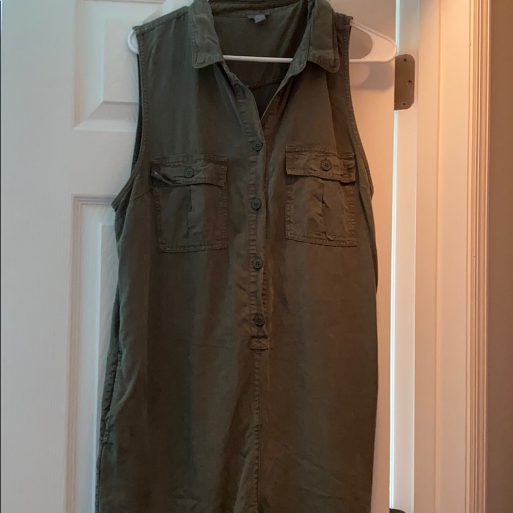 Aerie Army Green Romper